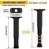 2 Pack Adjustable Bed Support Legs (8.3" - 14") for