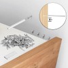 Daiilg 400pcs Steel Nails, Double-Headed Nails, Seamless Nail with Double-Headed