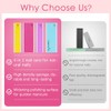 Canvalite Limas de uñas y amortiguadores, moldea/suaviza/brilla, lima multifuncional y