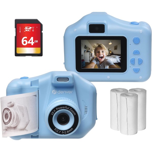 Denver Kids Instant Print Camera With 150 Photo Paper &