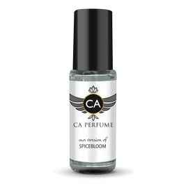 CA Perfume Impression of V & Rolf Spicebloom For Men Replica Fragrance Body Oil Dupes Alcohol-Free Essential Aromatherapy Sample Travel Size Concentrated Long Lasting Attar Roll-On 0.14 Fl Oz/4ml-X1