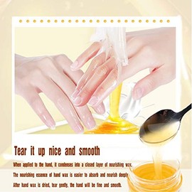 Mascarilla de Cera para Manos, 2 uds., Leche de Miel, Hidratante y Exfoliante, Cera para Manos, Blanqueamiento, Cera Nutritiva, 50g
