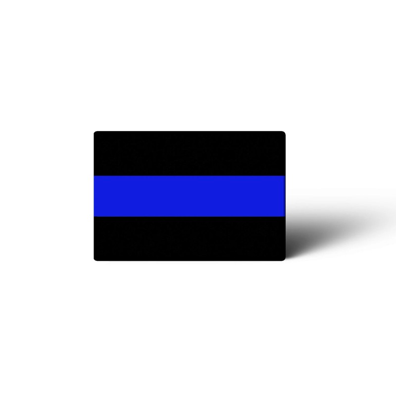 215 Decals 6 MINI 1 x 1.5" Thin Blue Line