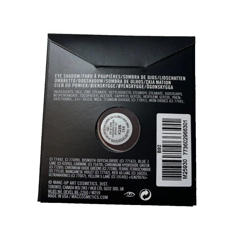 Eyeshadow MAC Satin Eye Shadow SKETCH Pro Palette Refill Magnet