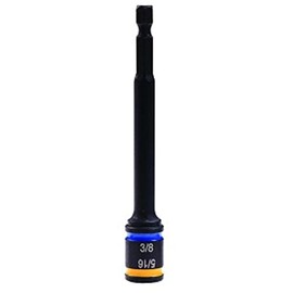 Malco C-RHEX® 5/16 in. & 3/8 in. SAE 4in Shaft Length Cleanable, Reversible, Magnetic Hex Drivers | Impact Rated | Flip Bit | Flip Socket (MSHMLC1)