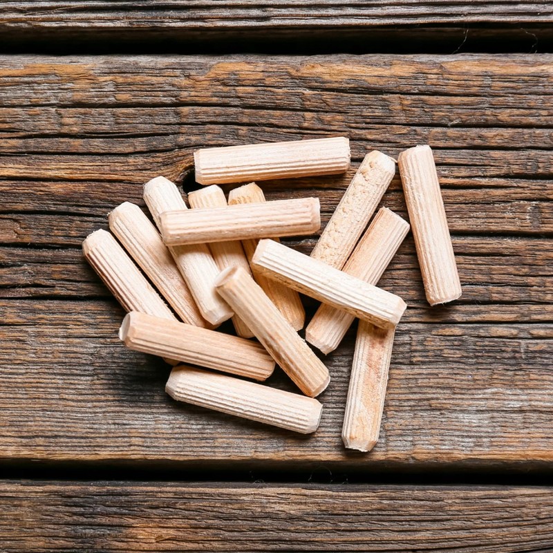 Wooden Dowels Premium Wood Plugs, Dowling, Tapered Pins, Fluted, Versatile