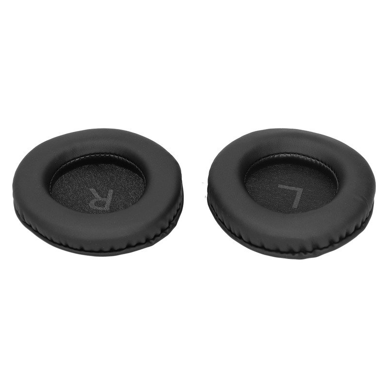 Universal Headphone Ear Cover Artificial Leather Foam Sleeve Round Earpad
