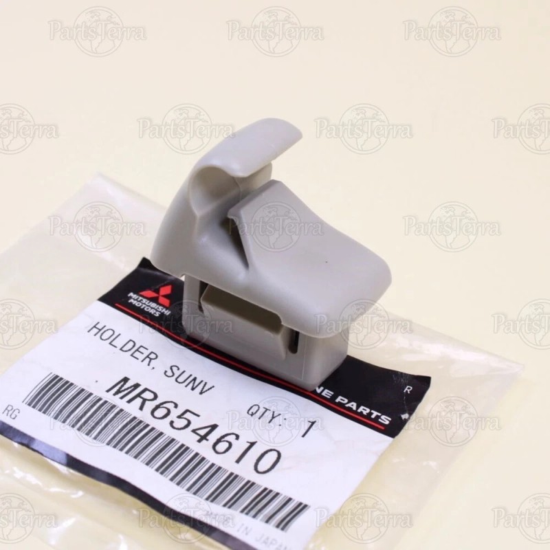 Mitsubishi MR654610 Genuine OEM 2008-2021 MITSUBISHI Sun Visor Beige Clip