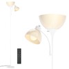 GERGO Led Floor Lamp, Super Bright 11W+7W 2100LM Torchiere Floor