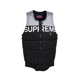 Ronix Supreme CE Approved Impact Vest, Black/Dove Grey, X-Large