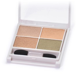 Canmake Silky Flared Eyes 09 Urban Khaki High Color Tsuya 4 Color Eyeshadow, 1 Piece