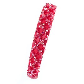Diademas de Cristal con Diamantes de Imitación para Mujeres Y Niñas, Diadema Brillante con Cuentas, Banda para El Cabello Acolchada, Accesorios para El Cabello para Bodas Y Festividades, Color