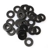 PZRT 40Pcs M4 Flat Washer Adjustment Hardware Fitting Accessories Metal