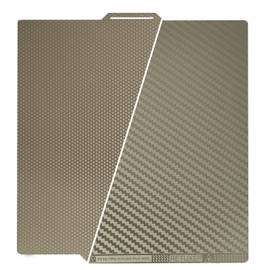 RETUXEP Honeycomb+Carbon Fiber Pattern Etched Bambu Build Plate for Bambu Labs X1C/X1/X1E/P1P/P1S/A1 3D Pritner, Double Sided 0.5mm Flexible Sheet Spring Steel Plate for Bambu Lab 3D Printer 257x257mm