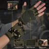 FIORETTO Fingerless Gloves for Airsoft Shooting Half Finger Hunting Hiking
