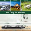 Double Burner Cooktop, 2000W Portable Electric Stove, 5 Level Temperature