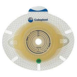 Coloplast 10064900 Ostomy Barrier Sensura Flex Xpro Extended Wear Double Layer Adhesive 1-9/6 Inch Flange Pre-cut, 3/4 Inch Stoma 10016 Box Of 5