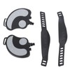 2PCS Exercise Bike Pedals with Straps PP PVC Stainless Steel