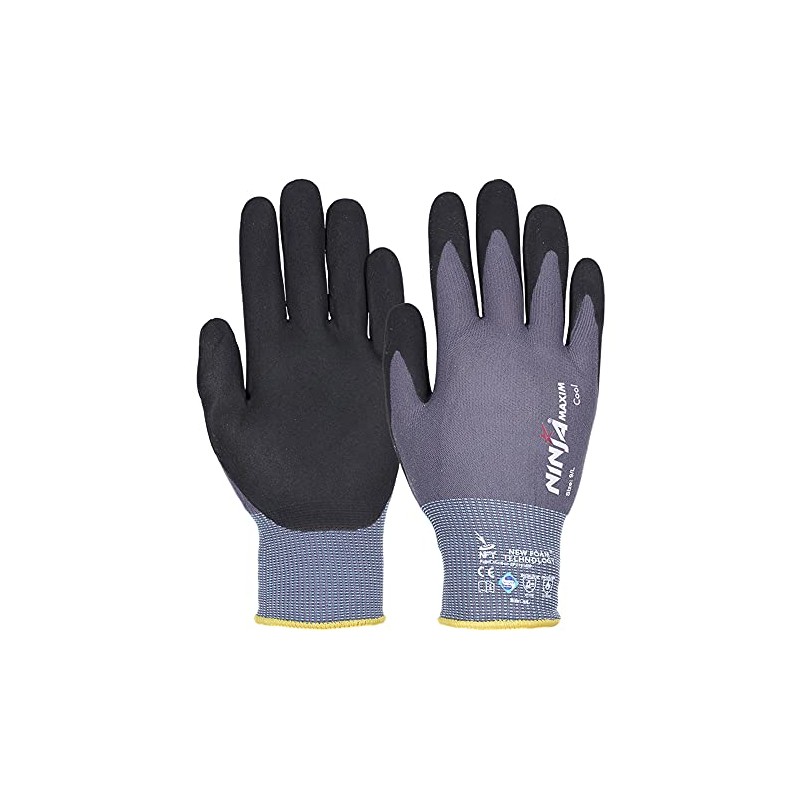 Midas Ninja Maxim Montage-Arbeitshandschuhe EN 388 KAT 2 (4141) schwarz