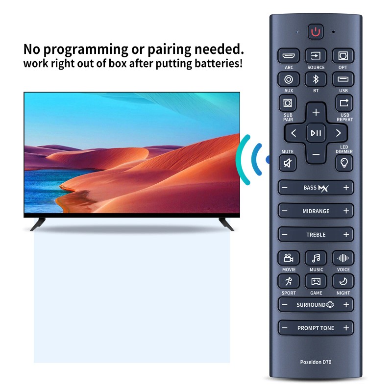 Unbranded Generic Replacement For Ultimea Poseidon D70 7.1 Surround Sound