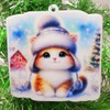Cat Kitten Ornament - Winter Wonderland Cozy Kitten Christmas Ornament