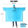 Andake Waterproof Durable Rain Poncho,Reusable Rain Jacket for Outdoor Activities