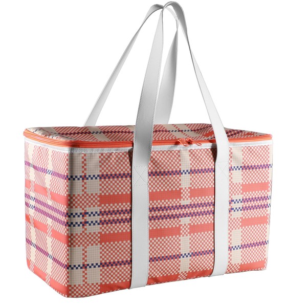 Azuresw Insulated Food Delivery Bag, Hot and Cold With Stand