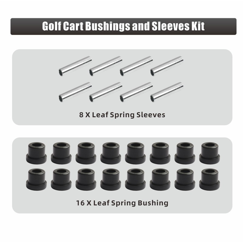 EZGO TXT Spring Bushing Kit – Leaf Spring Shackles Polyurethane