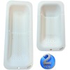 AHASON'S 2 Pack Over The Sink Colander Extendable Baske &