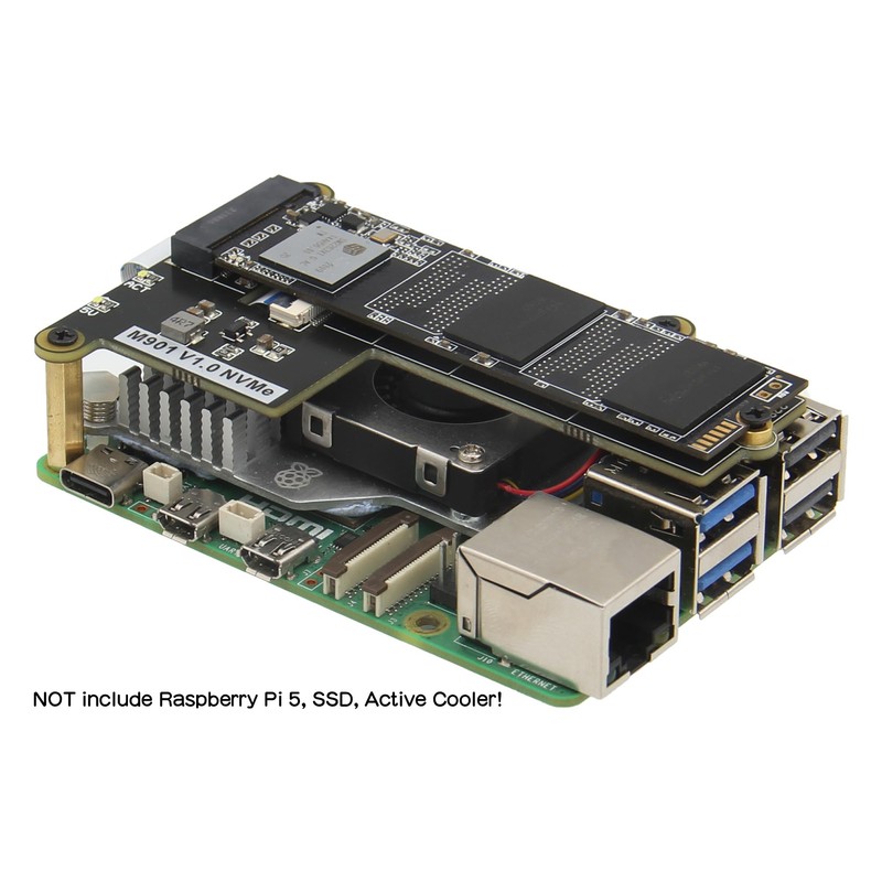 Geekworm M901 PCIe to M.2 Key-M NVMe SSD Pip PCIe