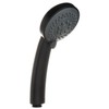 Hand Shower Head Matte Black 3 Jet Types Anti-Limescale Nozzles