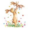 20 Napkins Rabbit Family with Fun | Rabbit | Easter