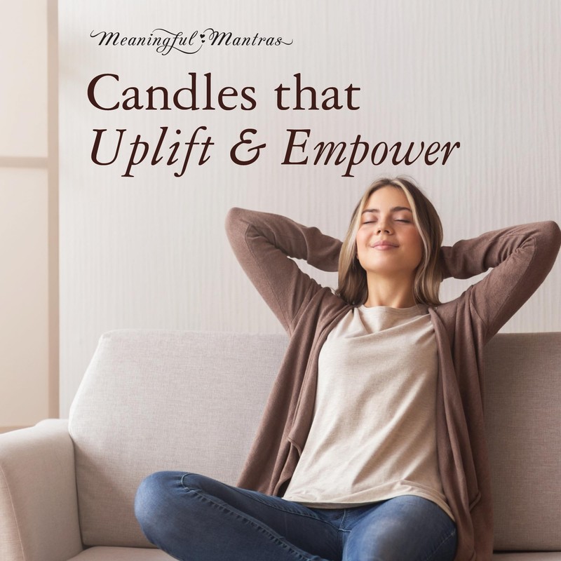 Meaningful Mantras Snickerdoodle Cookie Aromatherapy Fall Candle 8oz