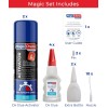 Magic Chems CA Glue with Activator Kit (4 x 1.7