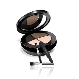 L'BEL - Estuche Perfeccionador de Cejas y Ojos 4.4 g, para Cejas Perfectas y Maquillaje Profesional, con Sombra-delineador, Iuminador, Gel Fijador, Pincel Angular, Pincel Fino, Foam y Cepillo