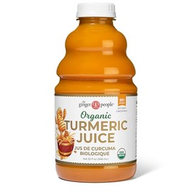 The Ginger People - Jugo de cúrcuma orgánico 99% puro – Salud digestiva, calidad premium, botella de 32 onzas líquidas (paquete de 1)