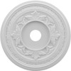 Ekena Millwork CMP19BA Baltimore Thermoformed PVC Ceiling Medallion, 19"OD x