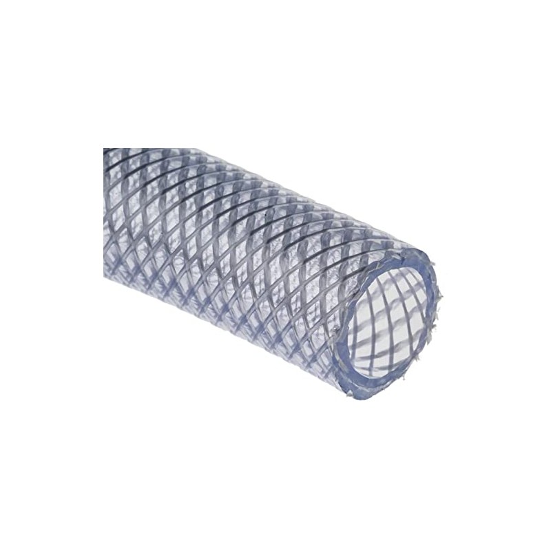 32mm ID 5 Metre Length Clear Braided PVC Hose with