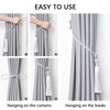 Pretty Jolly 2 Pack Long Tassel Curtain Tiebacks Handmade Braided
