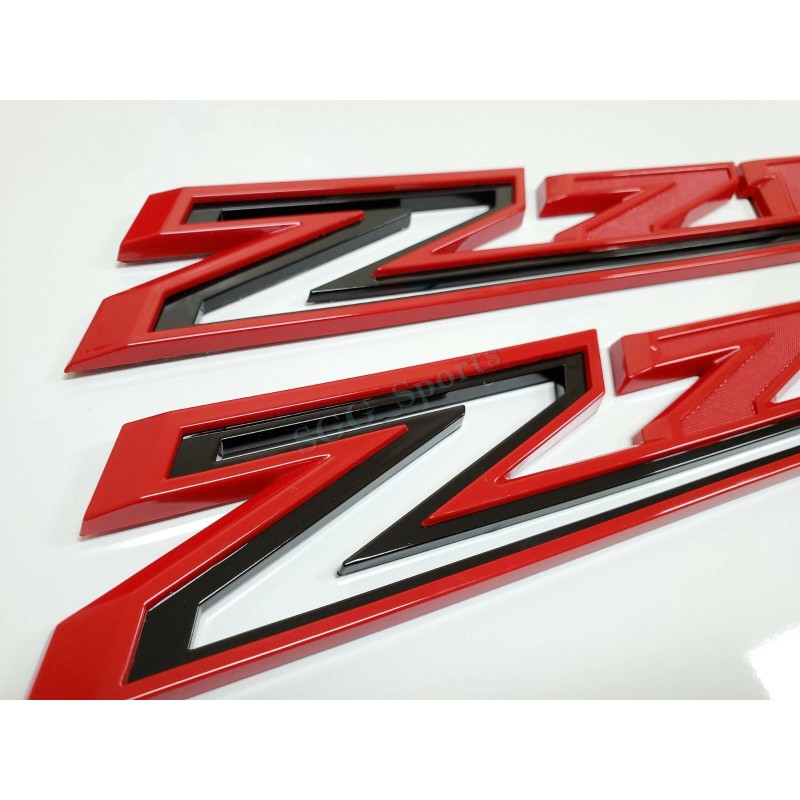 OEM 2pcs 2019-2023 Chevy Silverado Z71 Emblem OEM Fender Gloss
