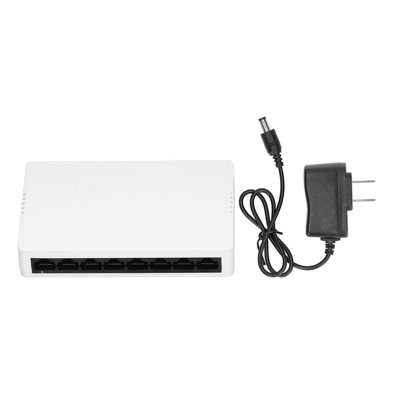 8 Port Ethernet Net Switch High Speed Stability Silent Operation