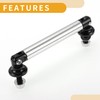 Partuto 2pcs 75mm/2.95in Car Splitter Support Rods Adjustable Front Rear