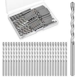 50 Pcs Drywall Drill Bits 1/8 Inch Drywall Router Bit for Wood Guide Point Cutting Diameter Router Rotary Tools, Used for Spiral Saw and Power Tools