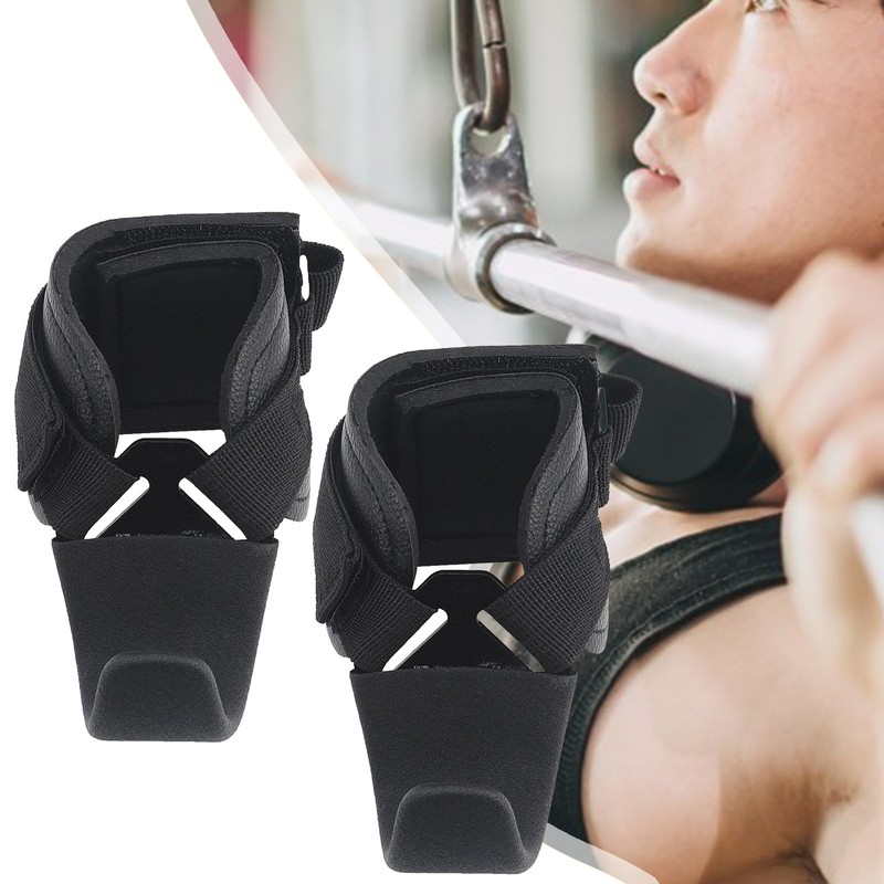 Weight Lifting Hooks for Men, Gym Gloves Wrist Strap Lifting