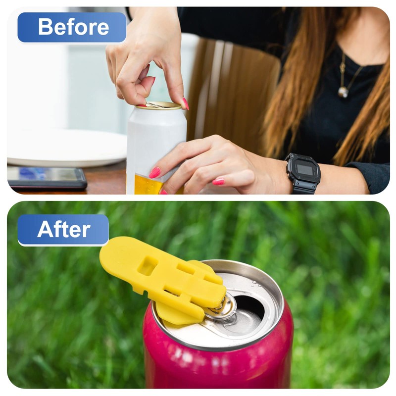 uxcell Manual Easy Can Opener, 3pcs - Plastic Beverage Can