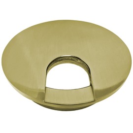 Two-Piece Design 2-3/8" Metal Grommet (Polished Brass) | 3 Pack Set