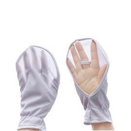BLOOPIC Hand Cover, UV Protection, Protection Against the Back of the Hand, UV Protection, Cooling Feeling, Short Length, UPF 50+, Mesh Breathable, Sweat Absorbent, Quick Drying, Cooling, For Outdoor