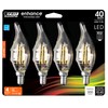 Feit Electric Candelabra LED Light Bulbs, Dimmable, 40W Equivalent, E12