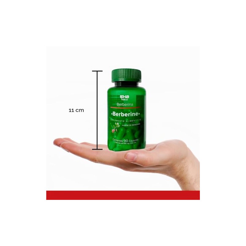 Berberina HCL Pura - Antioxidante - Sin Rellenos 5H8 NUTRITION