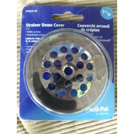 Plumb Pak FREE S&H! TUB DRAIN DOME STRAINER COVER Plumb Pak PP826-64 , 3" Polished Chrome,
